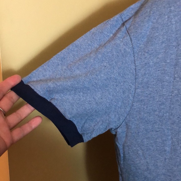 DISNEY size XLarge Mickey Mouse
Round Neck Ringer Tee InPark Authentic blue EUC - Picture 9 of 15